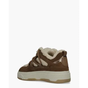 Steve Madden Boomer Beige/Bruin Damessneakers