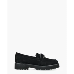 Di Lauro Celestina Zwarte Damesloafers