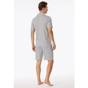 Schiesser – Fine Interlock – Pyjama – 181177 – Grey Melange