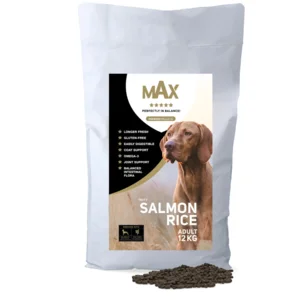 Max Adult Geperste Brokken Zalm & Rijst