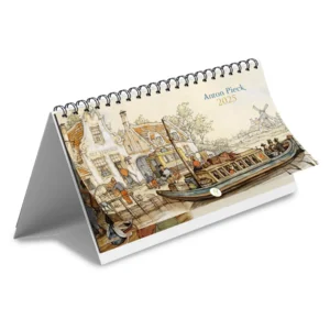 Bureau kalender - 2025 - Anton Pieck - Het veerhuis - 21x14cm