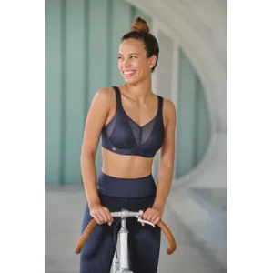 Anita Sport Bh Air Delta pads: Iris Blue, voorgevormde pads, Maximum support  ( ANI.491 )