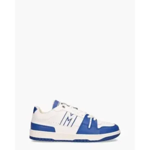 Mercer The Brooklyn M Wit/Kobaltblauw Herensneakers