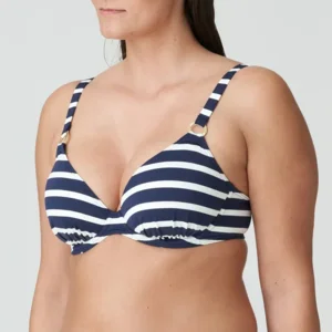 Prima Donna Swim Nayarit voorgevormde bikini blauw-wit gestreept