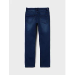 Name it Jongens Fleece Jeans Ryan Medium Blue