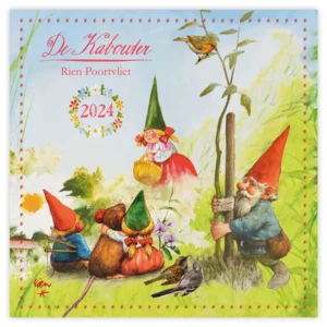 Kalender - 2024 - Rien Poortvliet - Kabouter - 30x30cm