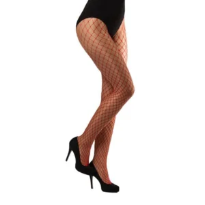 Netpanty - Rood - Grote mazen