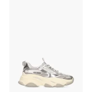 Steve Madden Possession-E Zilver Damessneakers