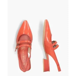 Hispanitas Rio-V24 Scarlett Rood Dames Slingbackpumps