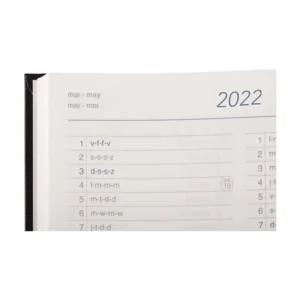 Agenda - 2022 - Eurodirect - Lederlook - 4-talig - Blauw