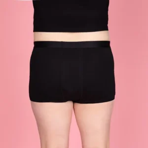 Moi et Marie Nikki menstruatie dagboxershort in zwart