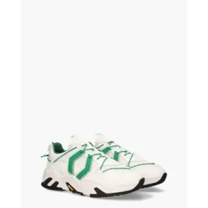 Mikakus New Boom Wit/Groen Herensneakers