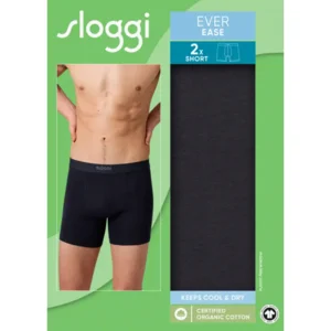 Sloggi – Men – EVER Ease – Short 2P – 10222372 - Black