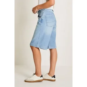 Para mi Jeans Short ( Jorts ): Nola Jorts, Light Cosmic, L19 ( PARA.407 )