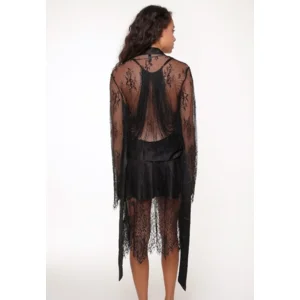 Lingadore – Black Lace – Kimono – L1137KM – Black