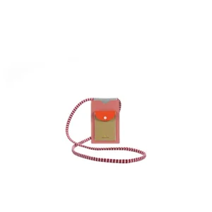Sticky Lemon Telefoontasje met Koord Roze Groen