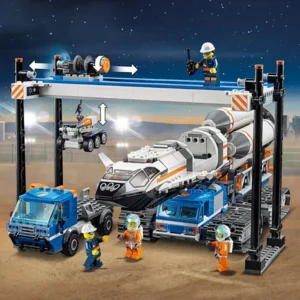 LEGO City - Ruimtevaart Raket Bouwen en Transporteren - 60229 (2de HANDS product)