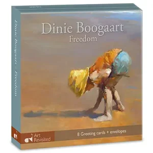 Kaartenmapje - 2 x 4 designs - Dinie Boogaart - Freedom - 12x12cm