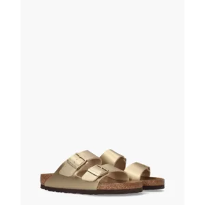 Birkenstock Arizona Goud Damesslippers