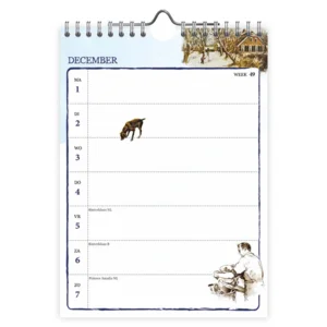 Kalender - 2025 - Week - Rien Poortvliet - Lang leve de boerderij! - 16,5x23cm