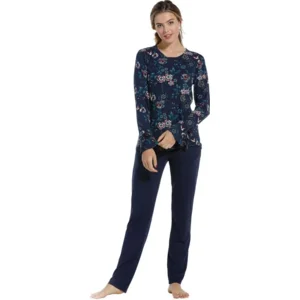 Pastunette Deluxe - Pyjama -  25202-306-3 -DARK BLUE