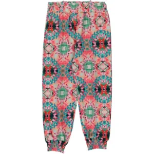 loose fit jersey pants vlinders en bloemen