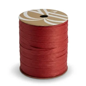Cadeaulint - Bordeaux rood - Papier - 250m x 10mm