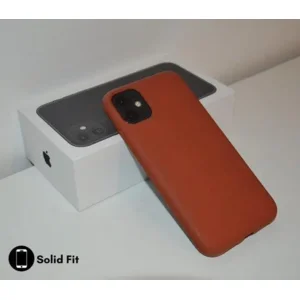 iPhone case/hoesje silicone  + 1x screenprotector glas Beige/ Bruin iPhone XR