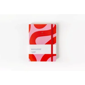A-Journal | Notitieboek A5 Notebook Flow Pink Gelijnd