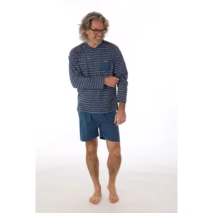 Perlina Heren pyjama: Lange mouw, Korte broek en lange broek ( LINA.76 )