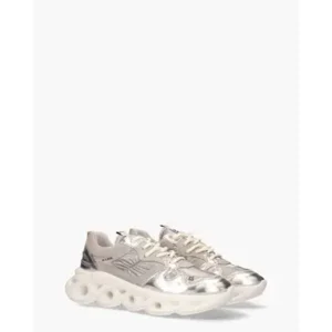 Blah Cassandra Beige/Zilver Damessneakers