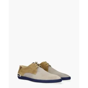 Floris Van Bommel De Scopper 05.09 Taupe Heren Veterschoenen