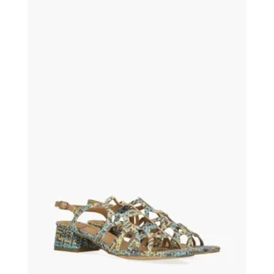Lisa & Jo Wanita Blauw Dames Slingbackpumps