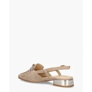 Maripe Melita-Ma Beige Dames Slingbacks