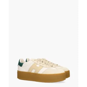 Hogan Cool Wit/Beige/Groen Damessneakers