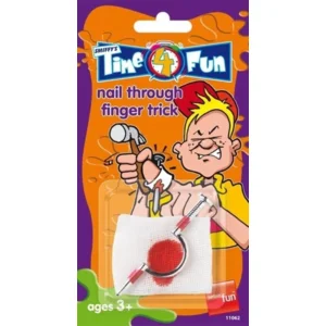 Fopartikel - Spijker door de vinger