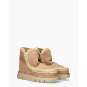 Mou Eskimo 18 Bounce Beige Dames Enkelboots