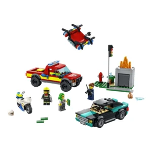 LEGO® 60319 City Brandweer en Politie achtervolging