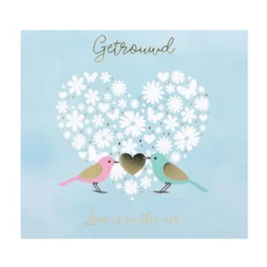 Kaart - Pop-up, licht & muziek - Getrouwd, love is in the air - 043A