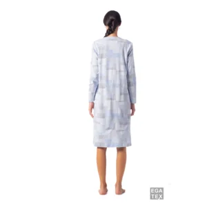 Egatex Dames nachthemd: Lang model, interlock ( EGA.324 )