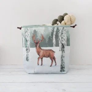 Project Tas - Drawstring Bag - Hert tijdens de Winter