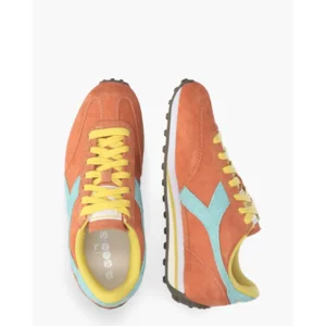 Diadora Sport Rally S Oranje/Blauw Damessneakers