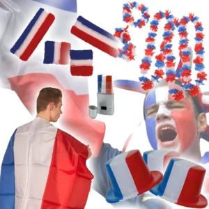Frans supporters pakket - EK pakket met 33 supporter accessoires van Frankrijk