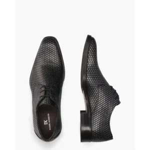 Daniel Kenneth Stan II Zwart/Zilvergrijs Heren Veterschoenen