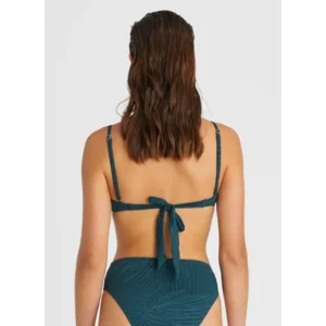 Heaven Lelie & Phoebe strapless bandeau-bikini in donkergroen