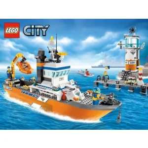 Lego city - Kustwachtpatrouille - 7739 (2de Hands Product)