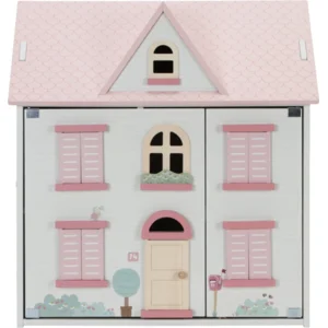 Poppenhuis - Medium - Met meubels en twee popjes