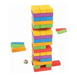 Stapeltoren - Jenga - Gekleurd