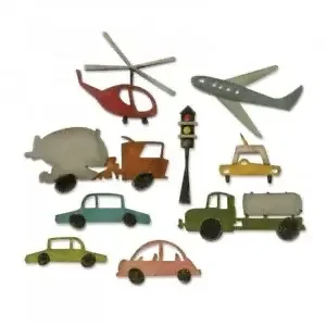Sizzix - Thinlits - Cityscape Commute - 22 stanzen