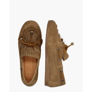 VIA VAI June Loua Cognac Dames Veterschoenen